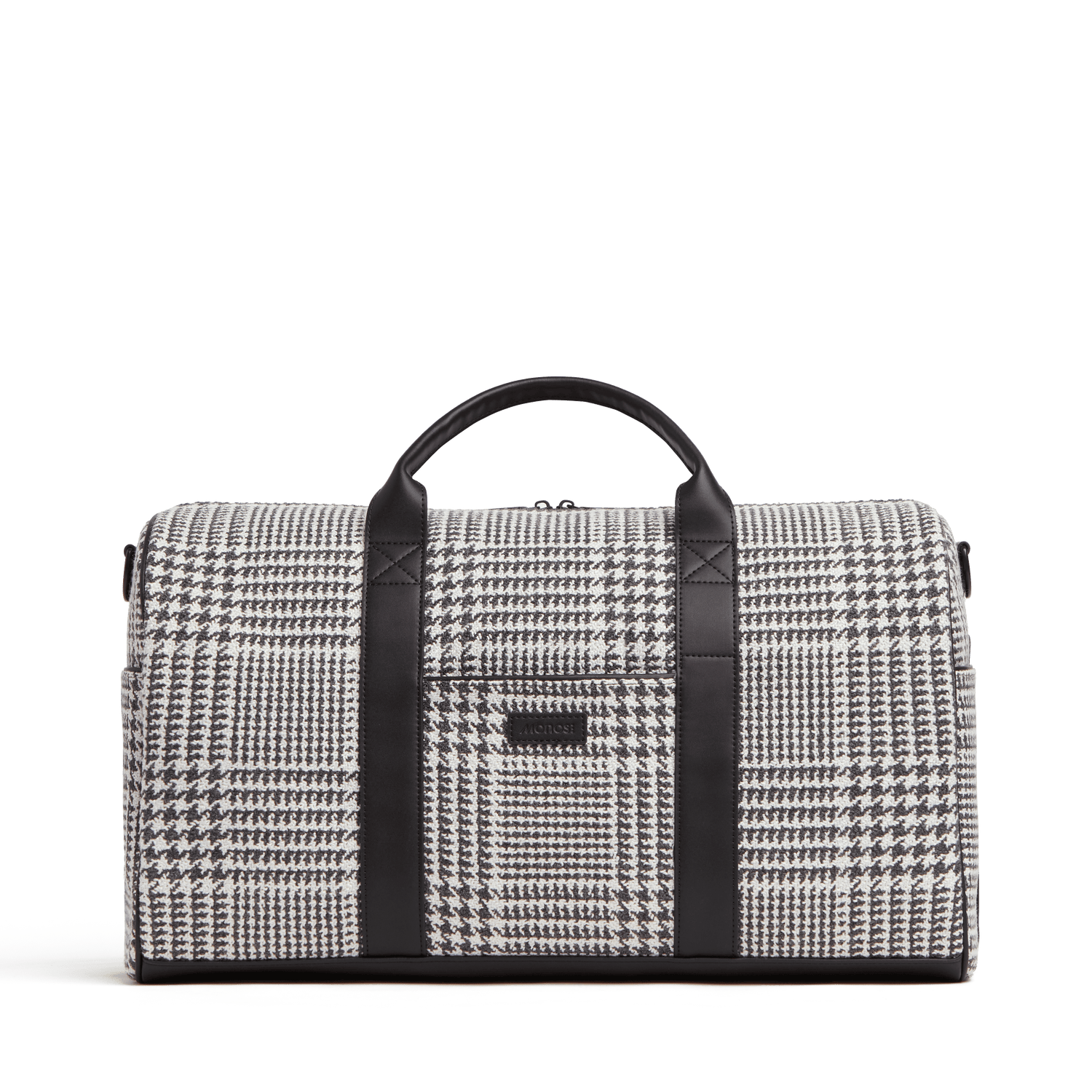 Houndstooth Check Scaled | Front view of Metro Carry-All Duffel in Houndstooth Check