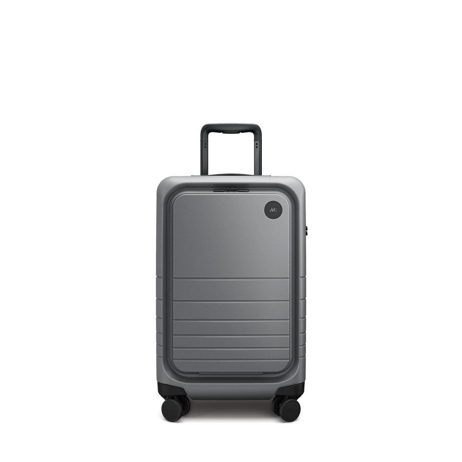Storm Grey Scaled | Front view of Expandable Carry-On Pro in Storm Grey