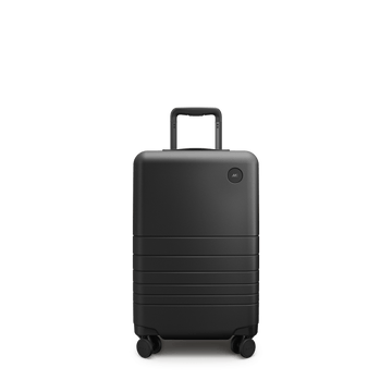 Front view of Expandable Carry-On in Midnight Black