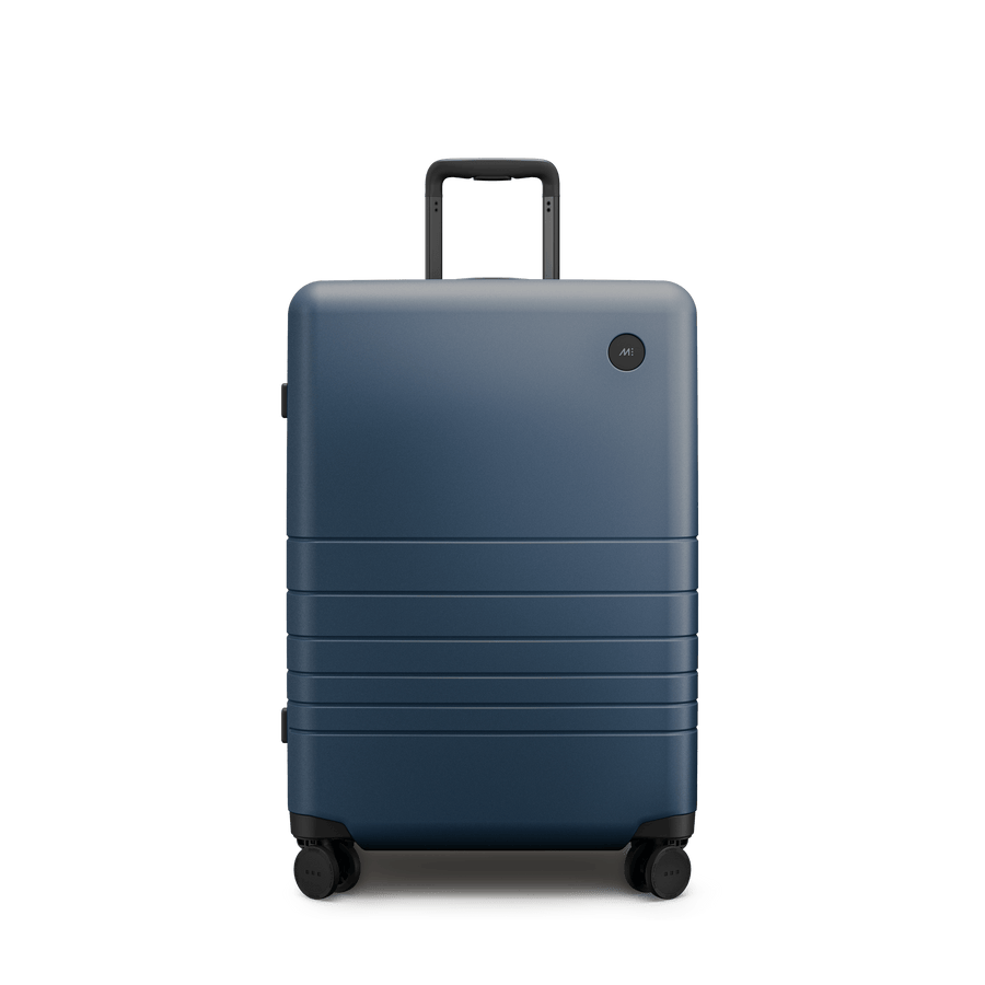 Ocean Blue Scaled | Front view of Expandable Check-In Medium in Ocean Blue