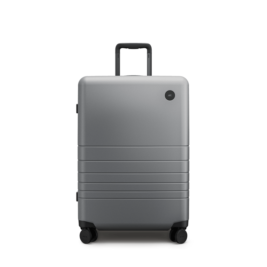 Storm Grey Scaled | Front view of Expandable Check-In Medium in Storm Grey
