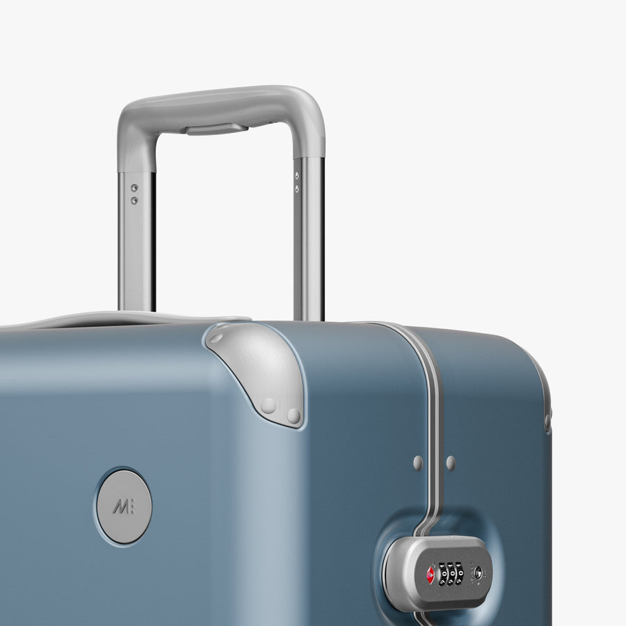 Elemental Blue | Luggage handle view of Hybrid Check-In Large in Elemental Blue