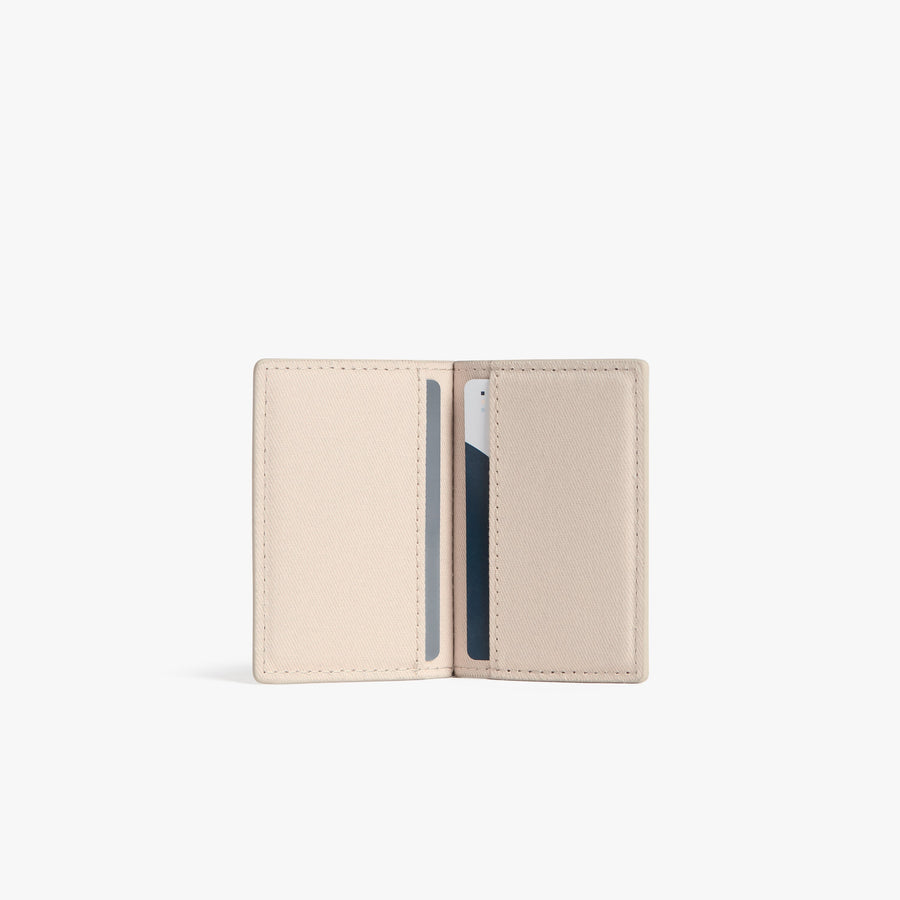 Ivory | Open view of Slim Wallet in Ivory