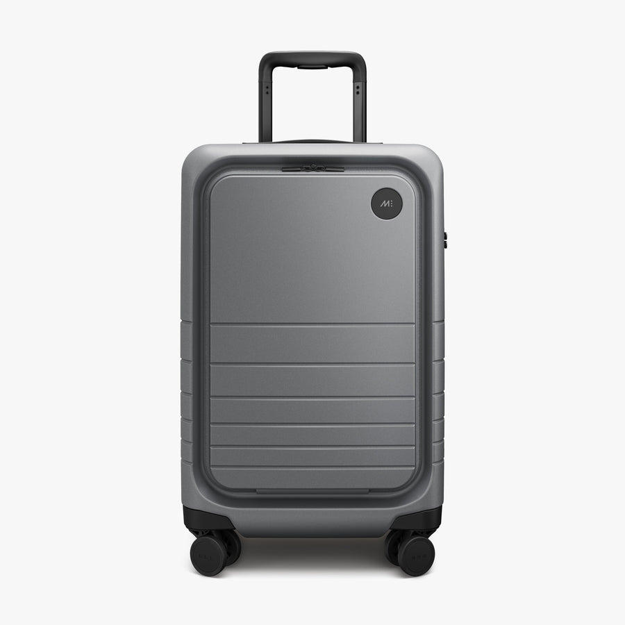Storm Grey | Front view of Expandable Carry-On Pro in Storm Grey