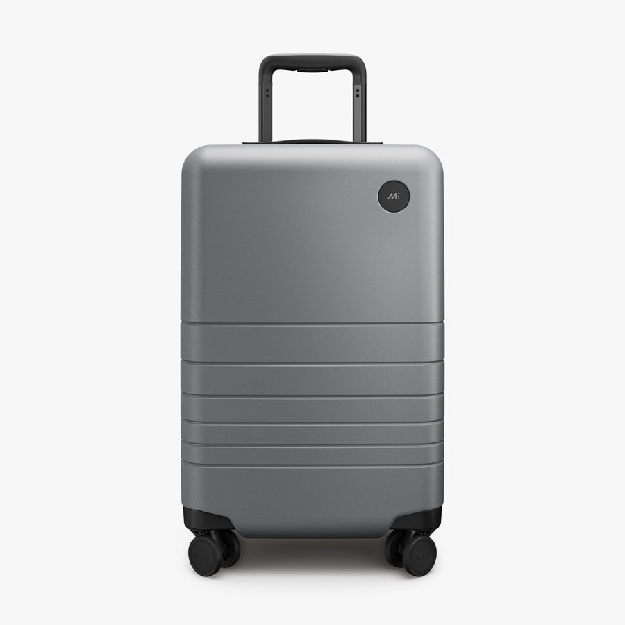 Storm Grey | Front view of Expandable Carry-On in Storm Grey