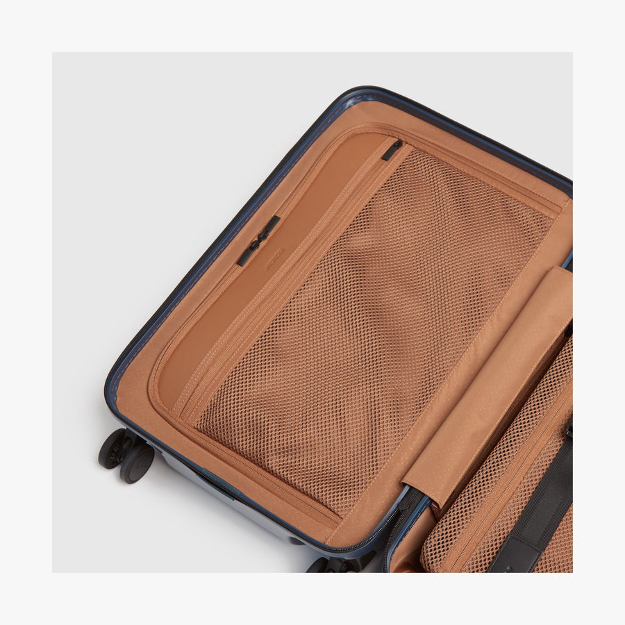 Arles Blue (Glossy) | Inside view of Carry-On Pro in Arles Blue