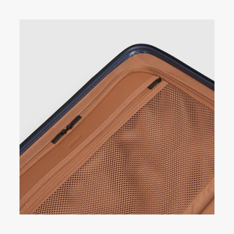 Arles Blue (Glossy) | Close up of inside view of Carry-On Pro in Arles Blue
