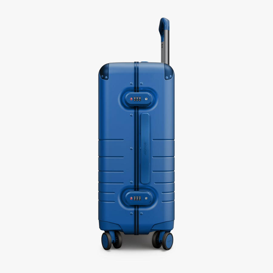 Coastal Blue | Side view of the Hybrid Carry-On in Coastal Blue