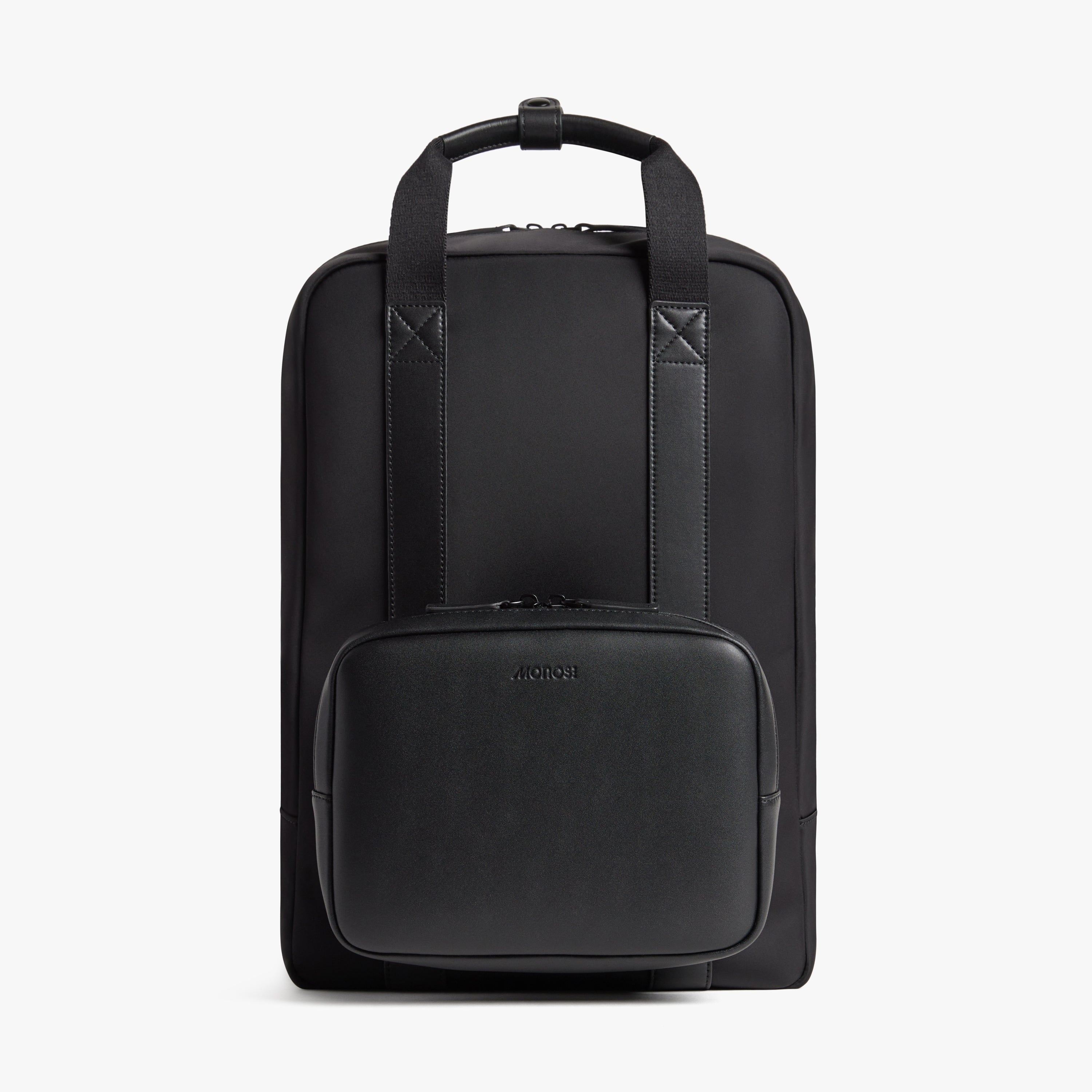 Metro Backpack, Nylon and Vegan Leather Monos Luggage & Bags AU