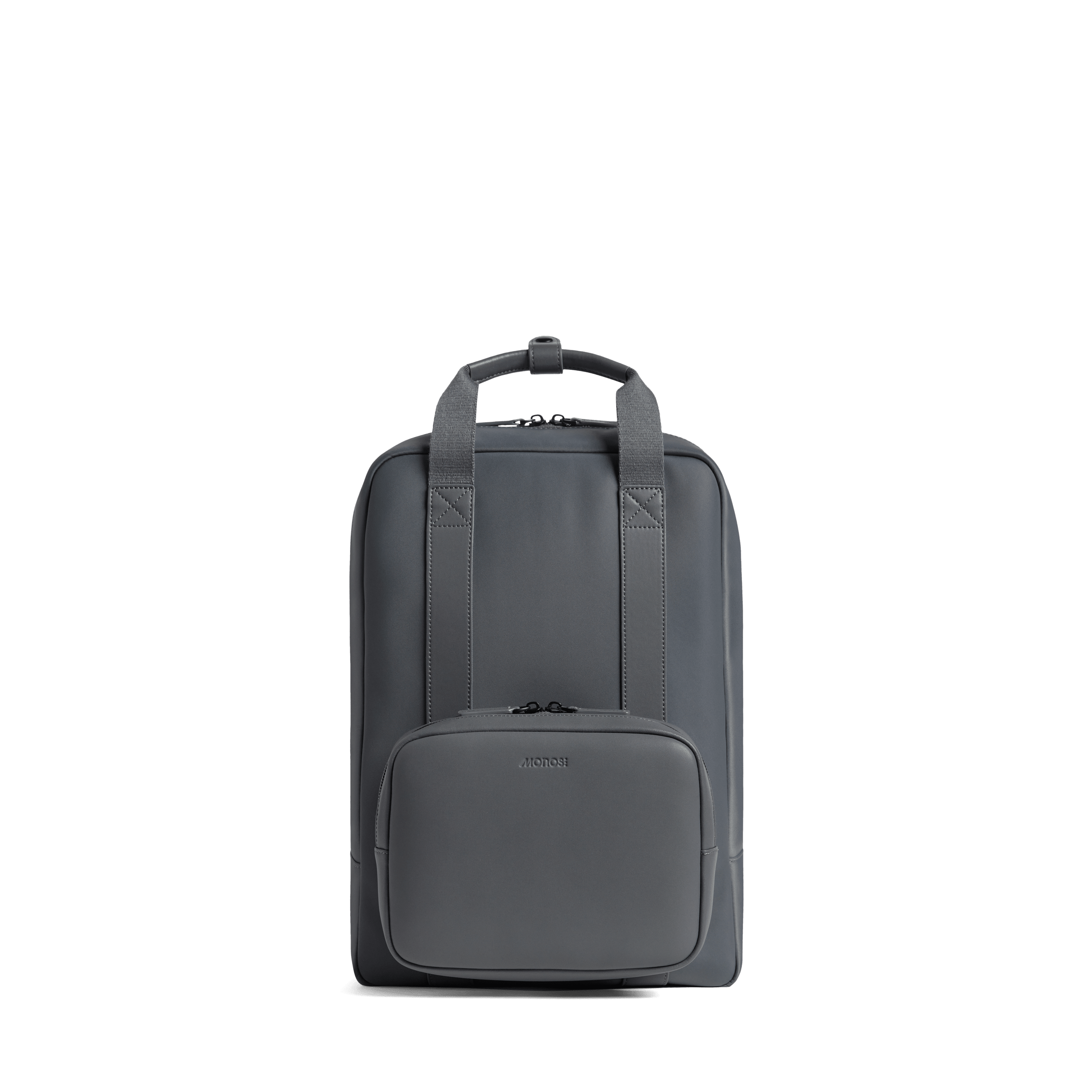 Metro Backpack, Nylon and Vegan Leather Monos Luggage & Bags AU