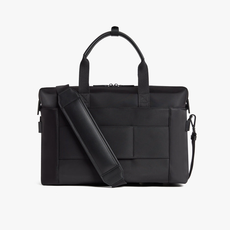 Carbon Black | Back view of Metro Duffel with kit detached in Carbon Black