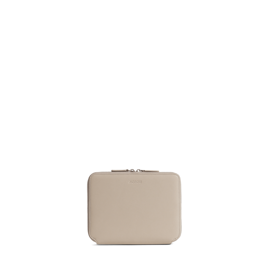 Ivory (Vegan Leather) Scaled | Front view of Metro Folio Kit in Ivory