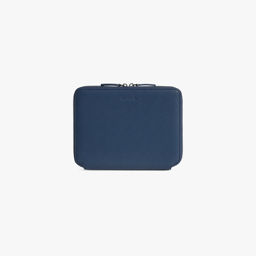 Oxford Blue (Vegan Leather) | Front view of Metro Folio Kit in Oxford Blue