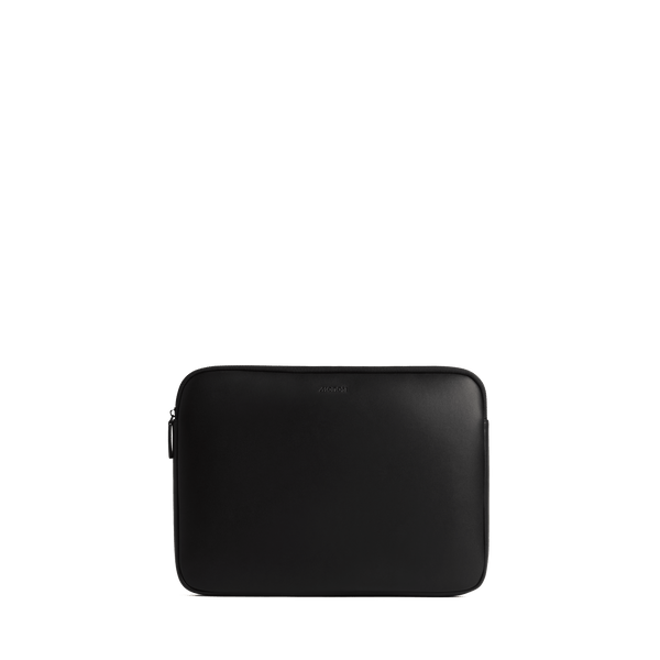 16-inch / Carbon Black (Vegan Leather) Scaled | Metro Laptop Sleeve in Carbon Black