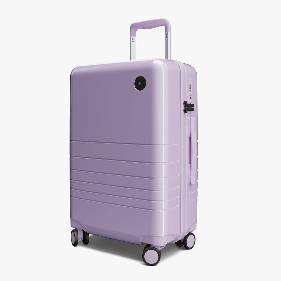 Purple Icing (Glossy) | Angled view of Carry-On Plus in Purple Icing (Glossy)