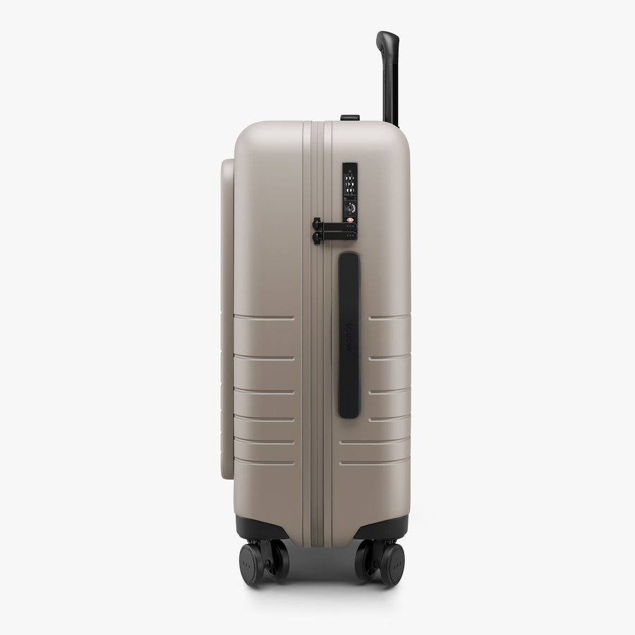 Desert Taupe | Side view of Carry-On Pro in Desert Taupe