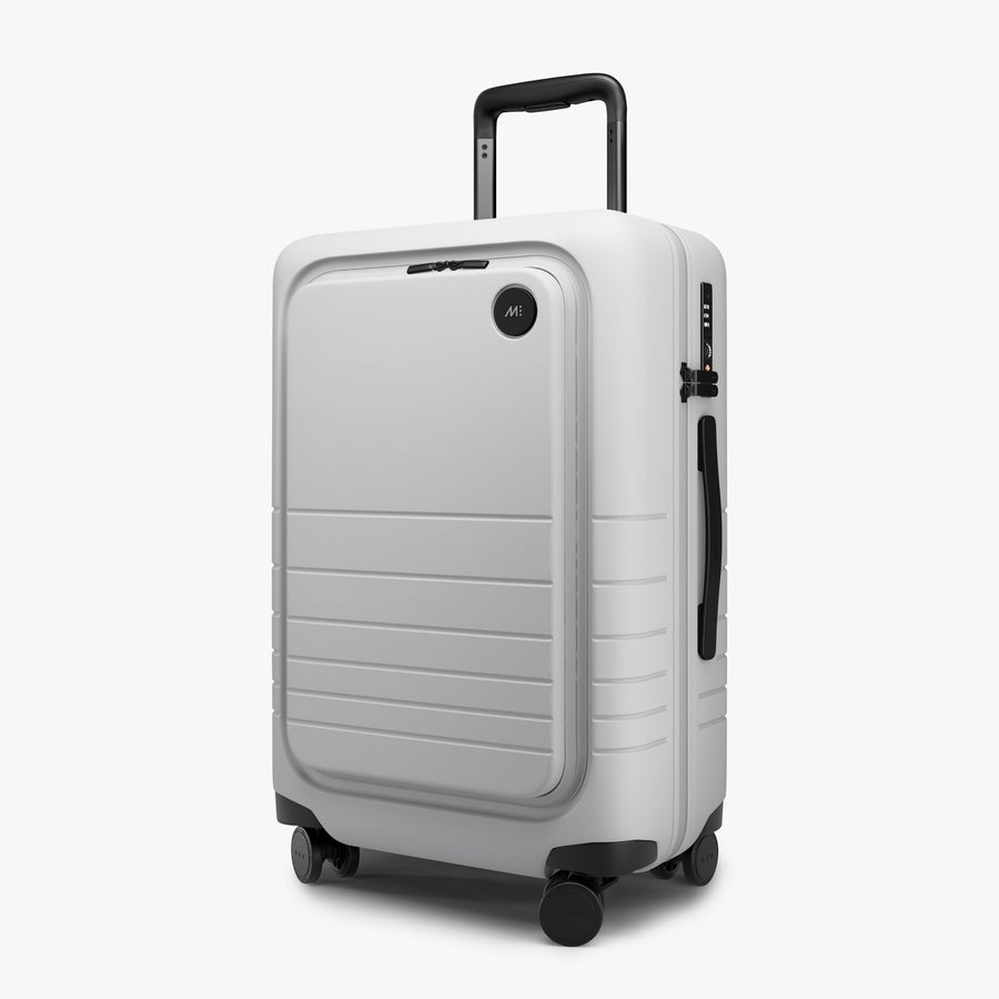 Stellar White | Angled view of Carry-On Pro in Stellar White