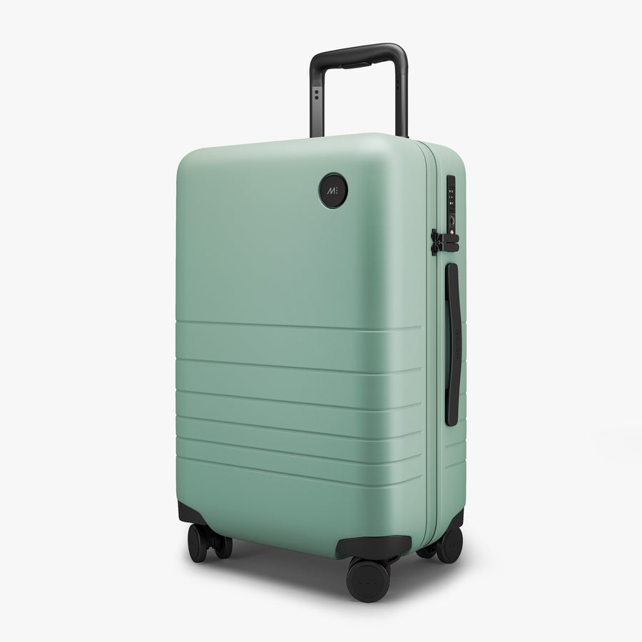 Sage Green | Angled view of Carry-On in Sage Green