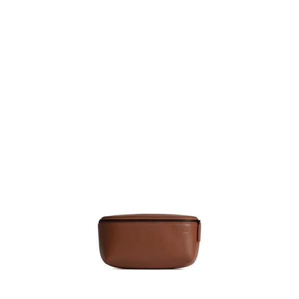 Mahogany (Vegan Leather) Scaled | Front view of Metro Sling in Mahogany